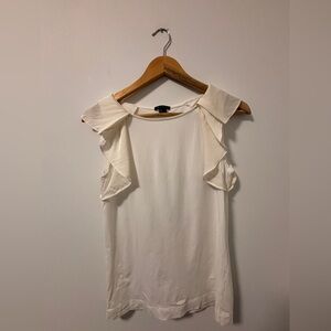 Theory Ruffle Sleeve Top